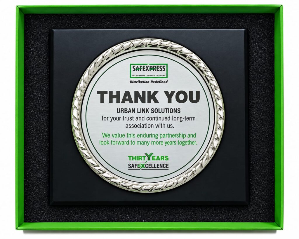 Certificate of Appreciation